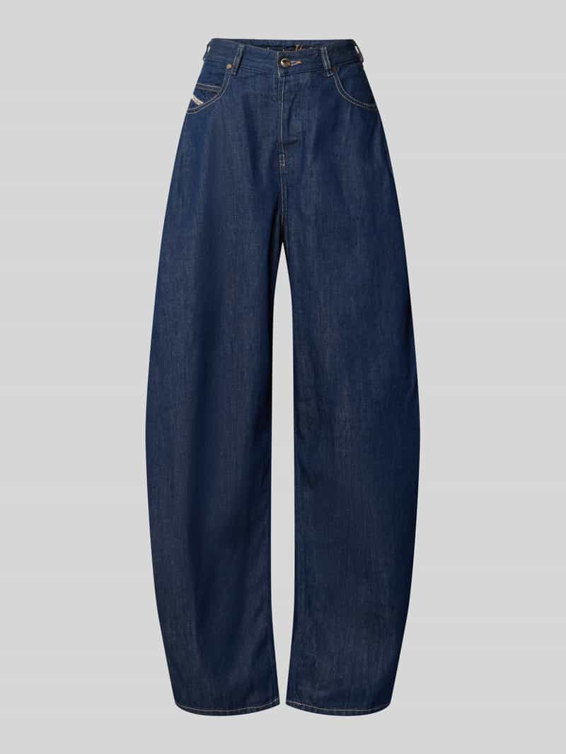 Diesel Damen Balloon Fit Jeans Aus Reiner Baumwolle In Jeansblau Größe 28 