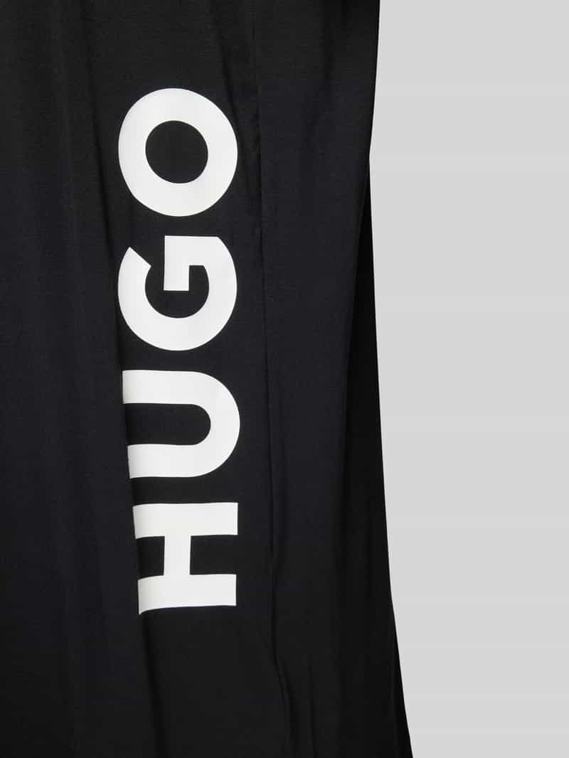 HUGO Nachthemd met labelprint model 'UNITE'