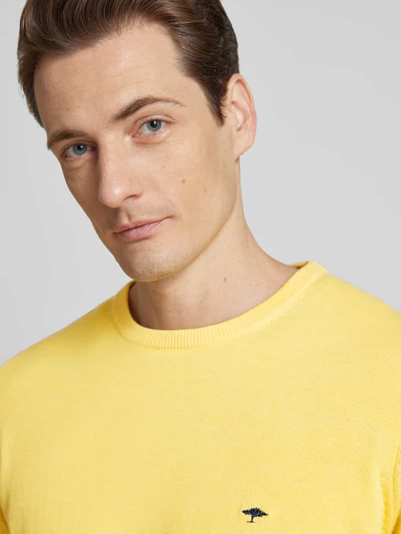 FYNCH-HATTON Gebreide pullover met ronde hals