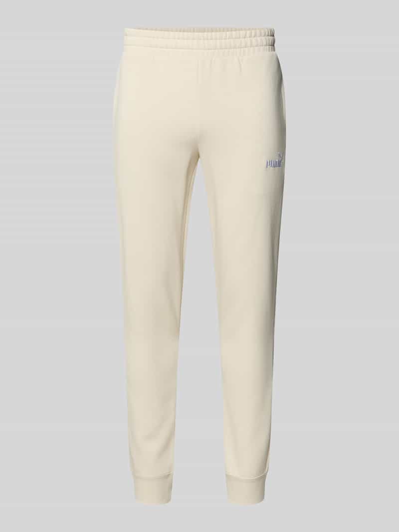 sweatpants met labelstitching
