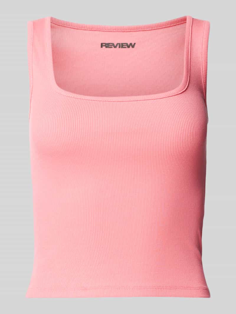 Review Tanktop met vierkante hals