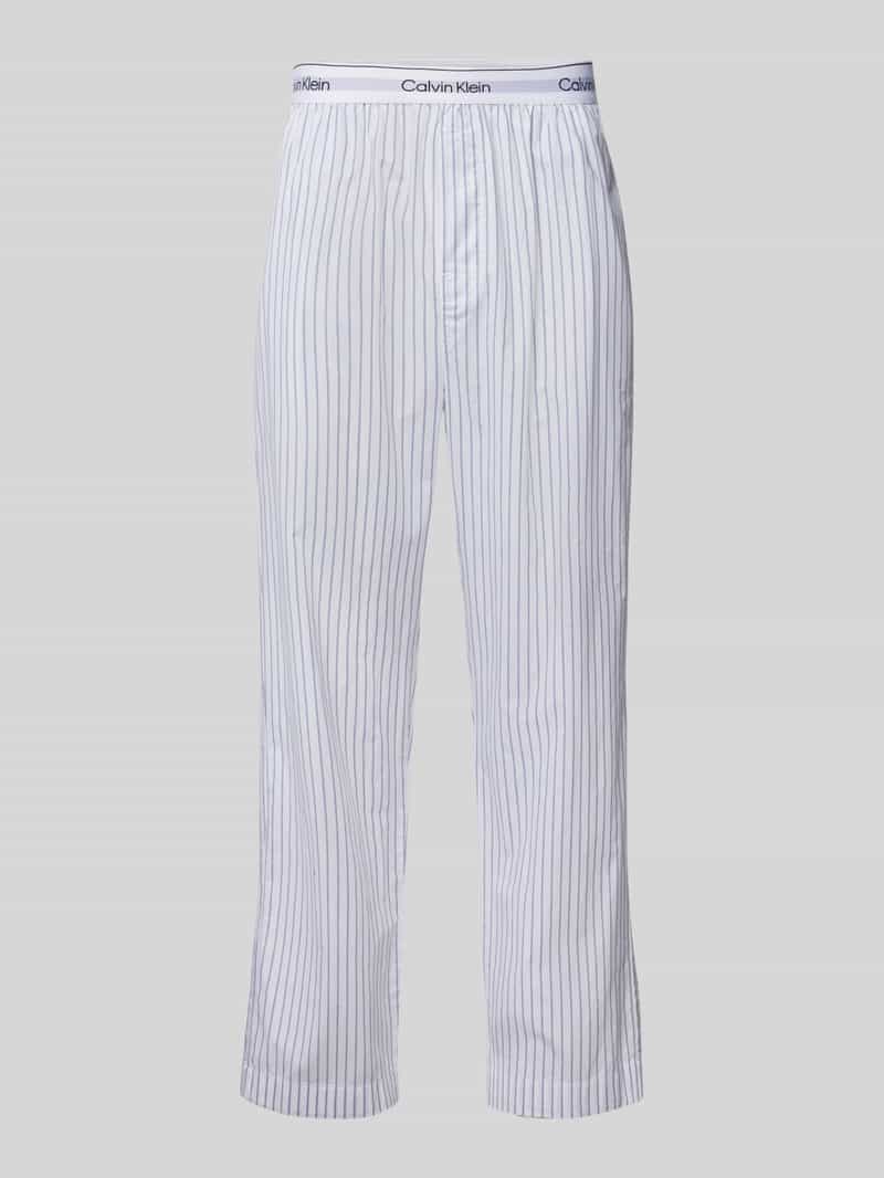 Calvin Klein Underwear Pyjamabroek met elastische band met logo model 'SLEEP'