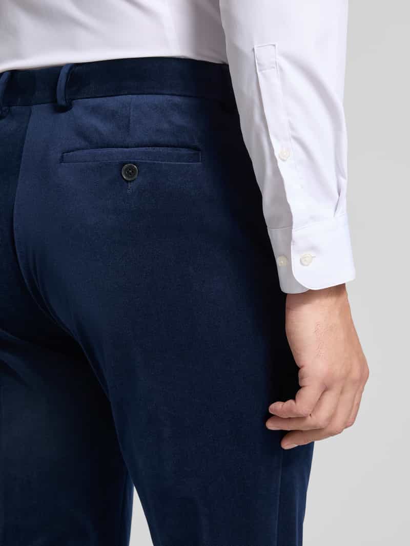 MCNEAL Slim fit pantalon met riemlussen