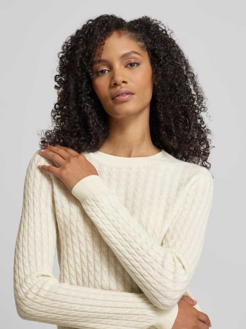 Christian Berg Woman Gebreide pullover van puur kasjmier