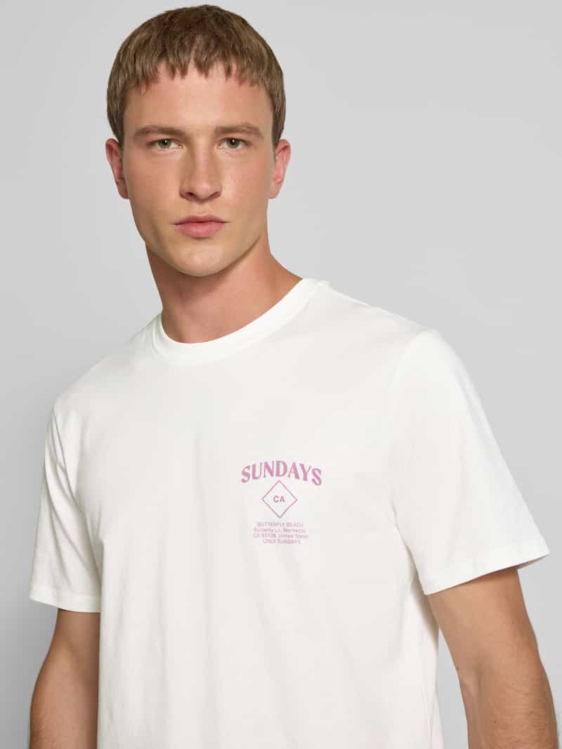 Only & Sons Regular fit T-shirt van puur katoen model 'KYE'