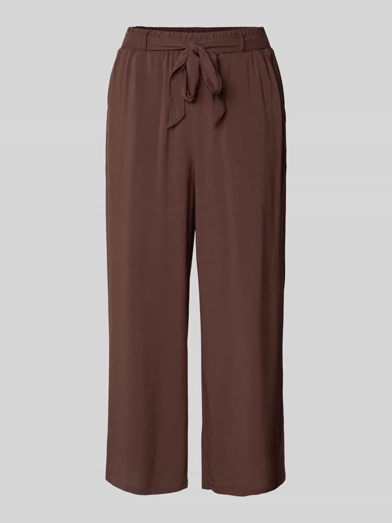 Soyaconcept Culotte van viscose met strikceintuur