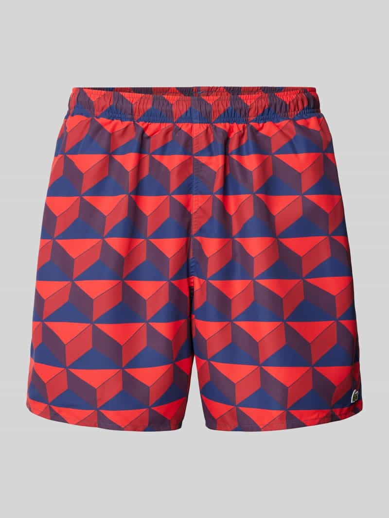 Lacoste Shorts met all-over motief