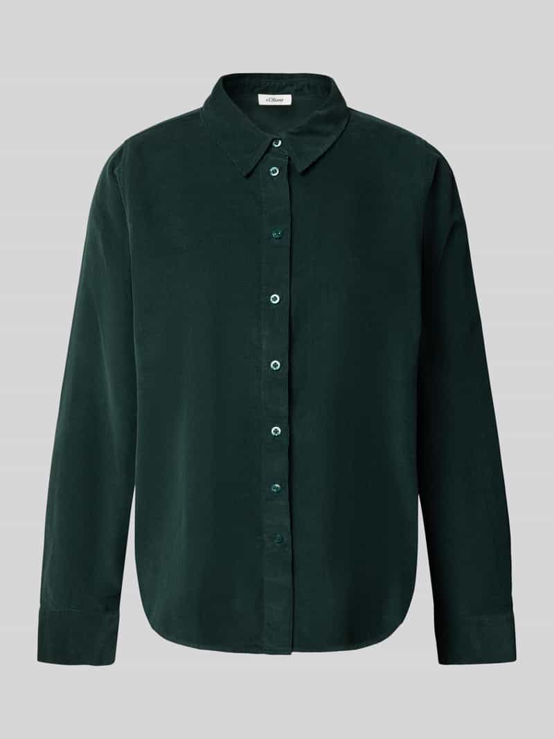 s.Oliver RED LABEL Regular fit overhemdblouse van puur katoen