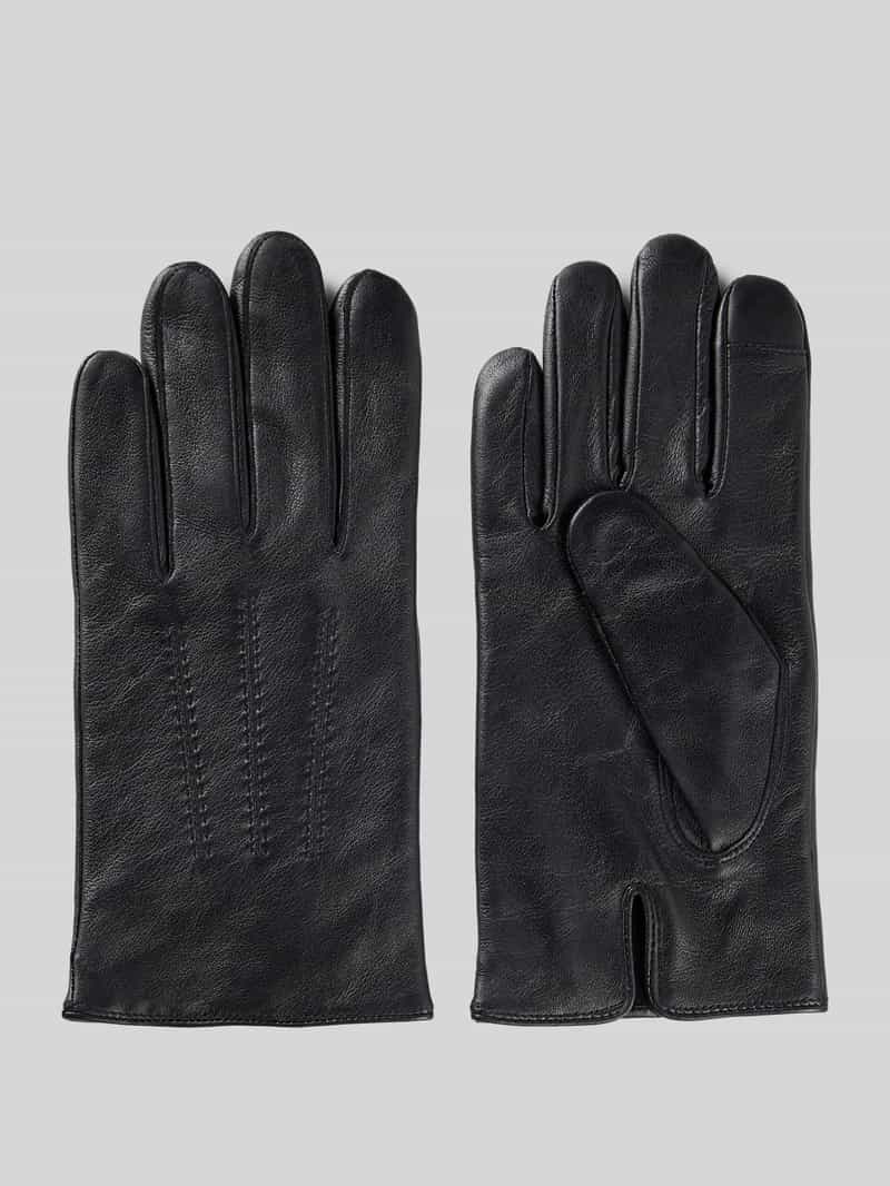 Boss Handschoenen van echt leer