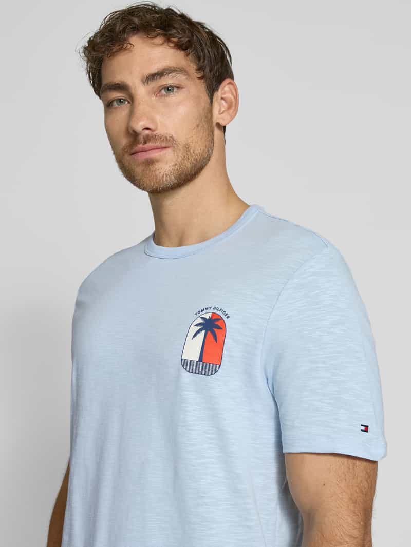 Tommy Hilfiger Regular fit T-shirt van puur katoen