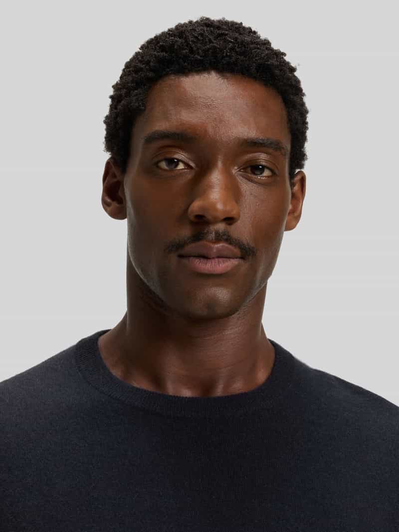 Boss Relaxed fit gebreide pullover van puur kasjmier model 'EMIGLIORE'