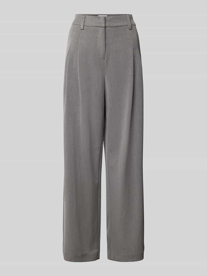 MSCH Copenhagen Baggy fit stoffen broek met plooien model 'Henrika'
