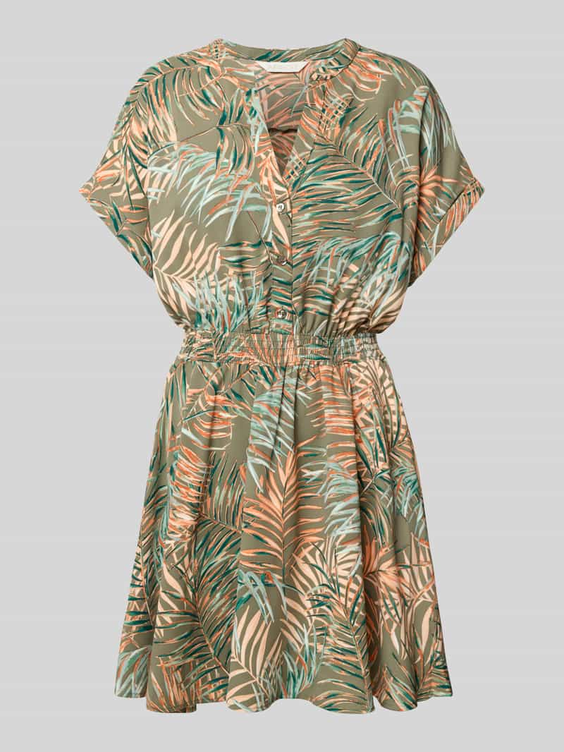 Apricot Mini jurk met tuniekkraag