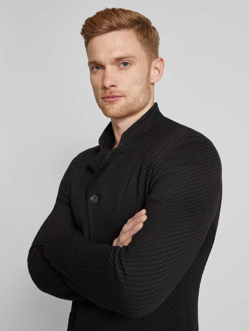 Emporio Armani Colbert met structuurmotief