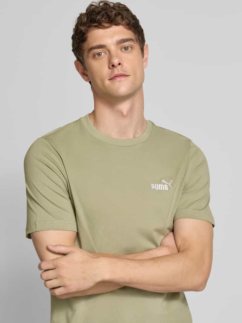 PUMA PERFORMANCE T-shirt met labelstitching