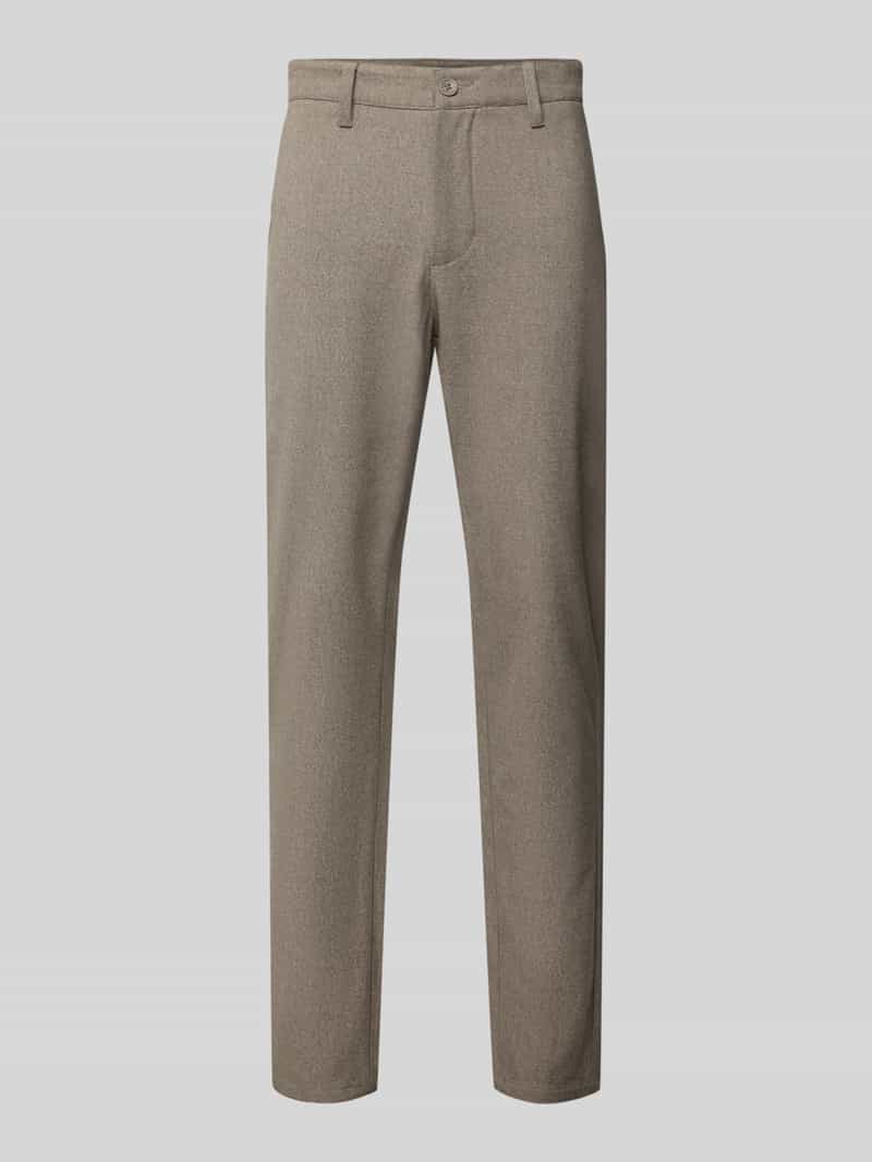 Only & Sons Slim fit brushed chino met viscose model 'MARK'