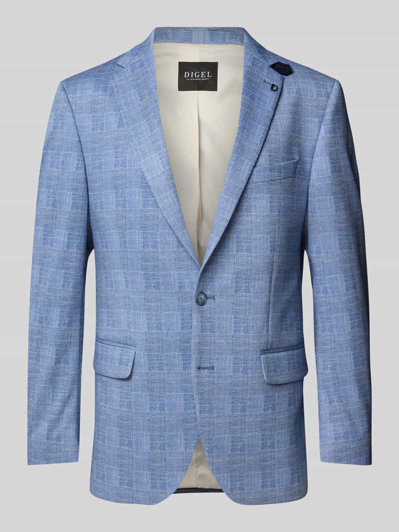 Digel Modern fit colbert met paspelzak op de borst model 'Ezzo'