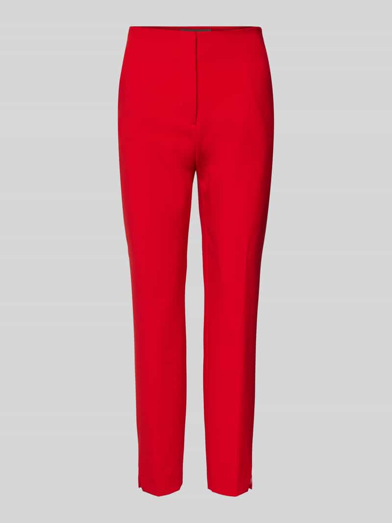 Christian Berg Woman Selection Slim fit stoffen broek met knoop- haakjes- en ritssluiting