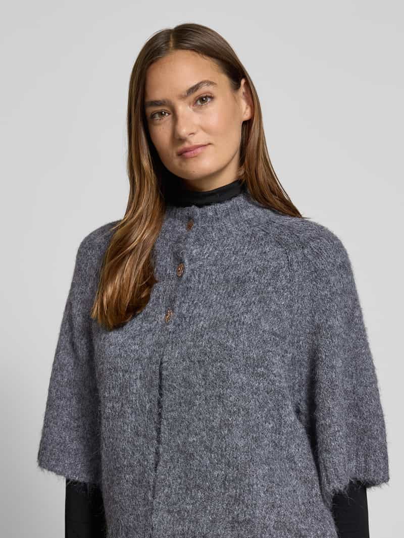 NEO NOIR Gebreid jack met knoopsluiting model 'Benutta'