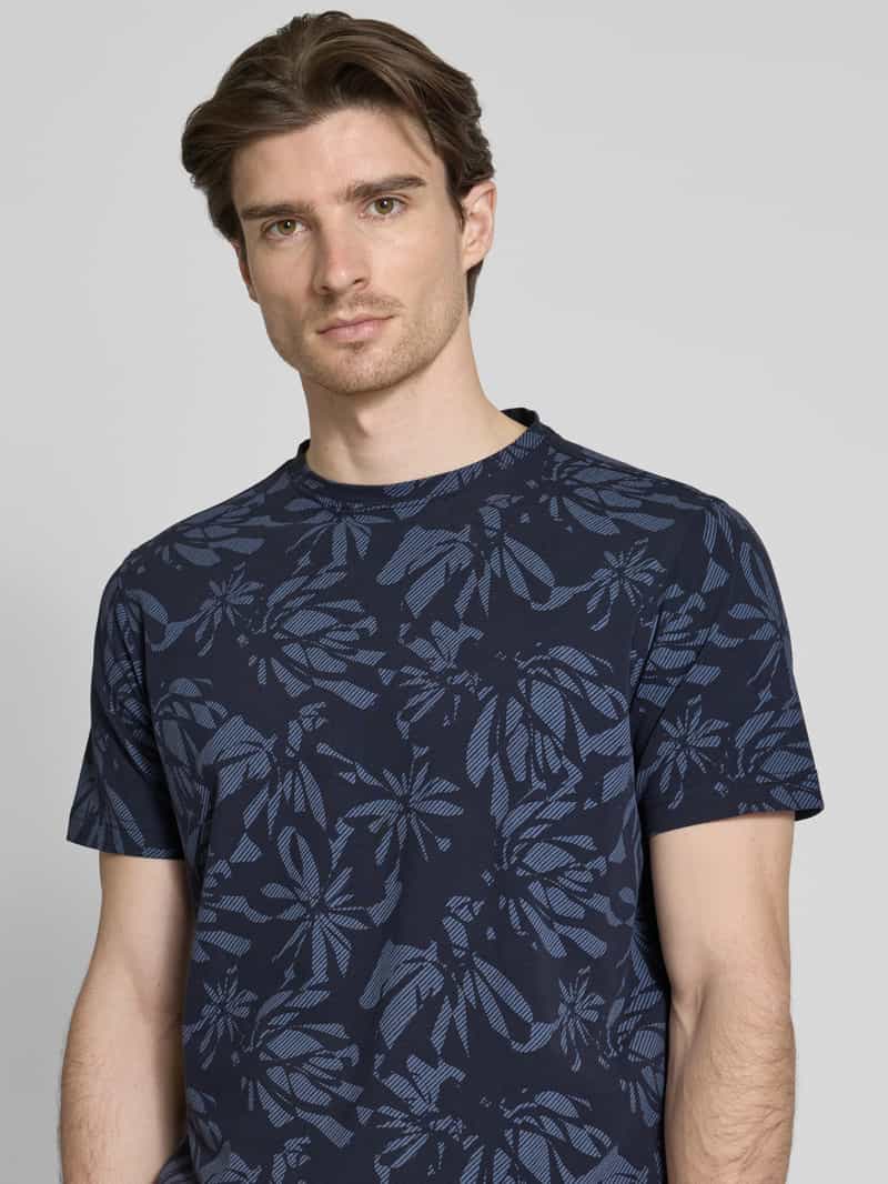 Lerros T-shirt met ronde hals
