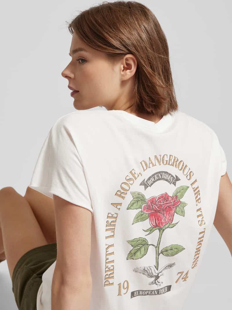 Only T-shirt met motiefprint model 'LUCY'