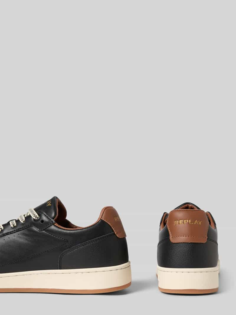 Replay Leren sneakers met labeldetails model 'SMASH CHOICE'