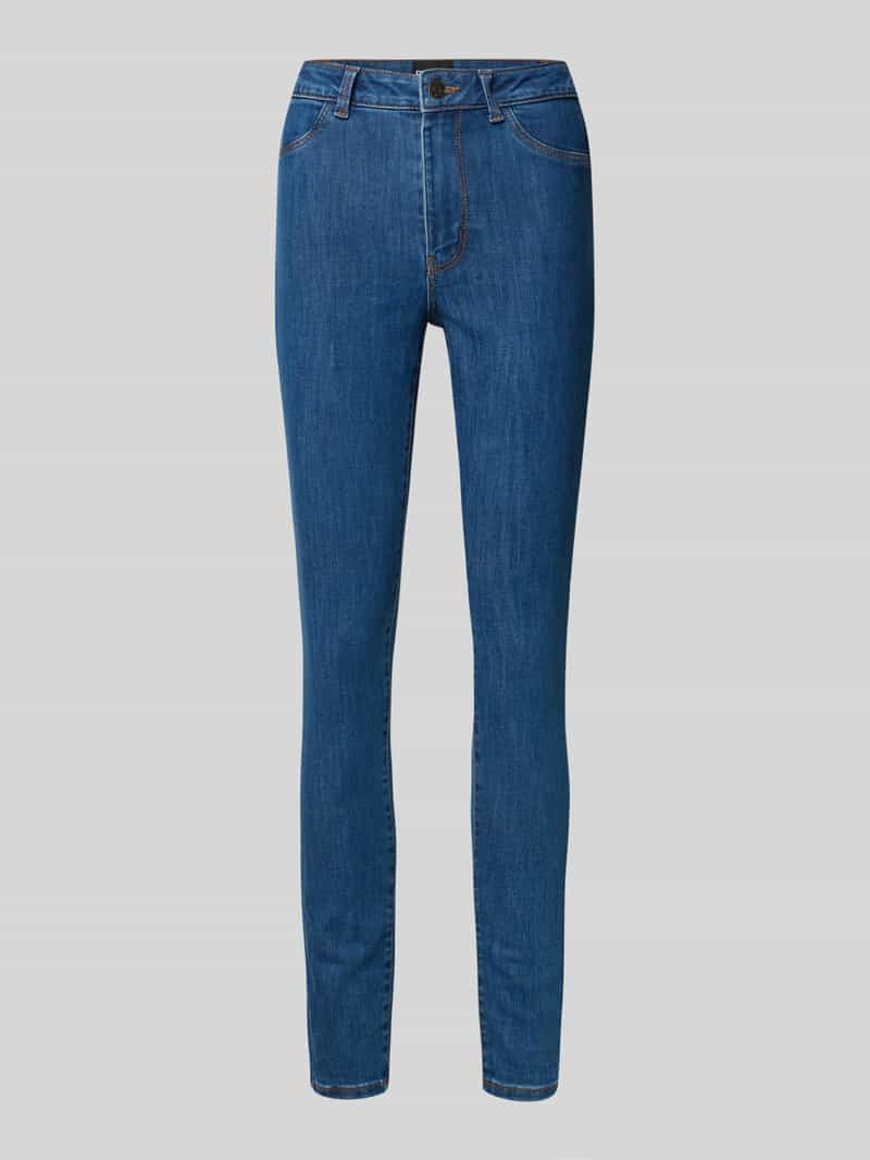 Pieces Skinny fit jeans van katoenmix model 'DEA'