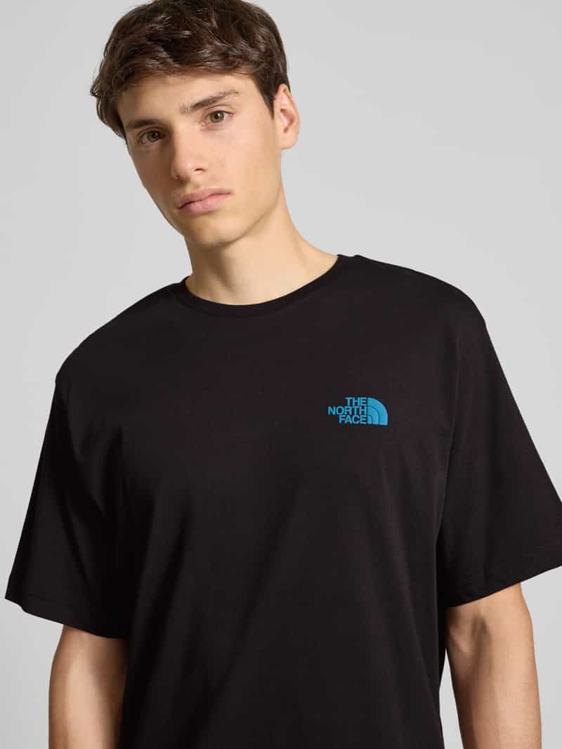 The North Face T-shirt met labeldetail