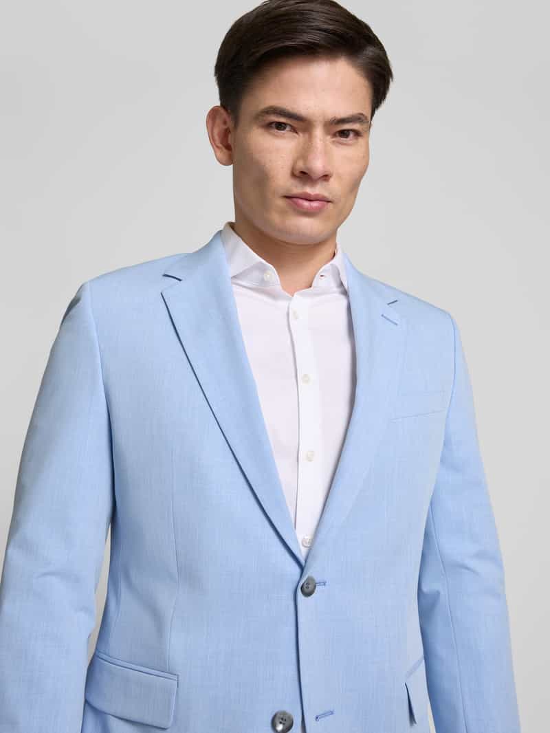 Strellson Slim fit 2-knoops colbert met klepzakken model 'Aidan'