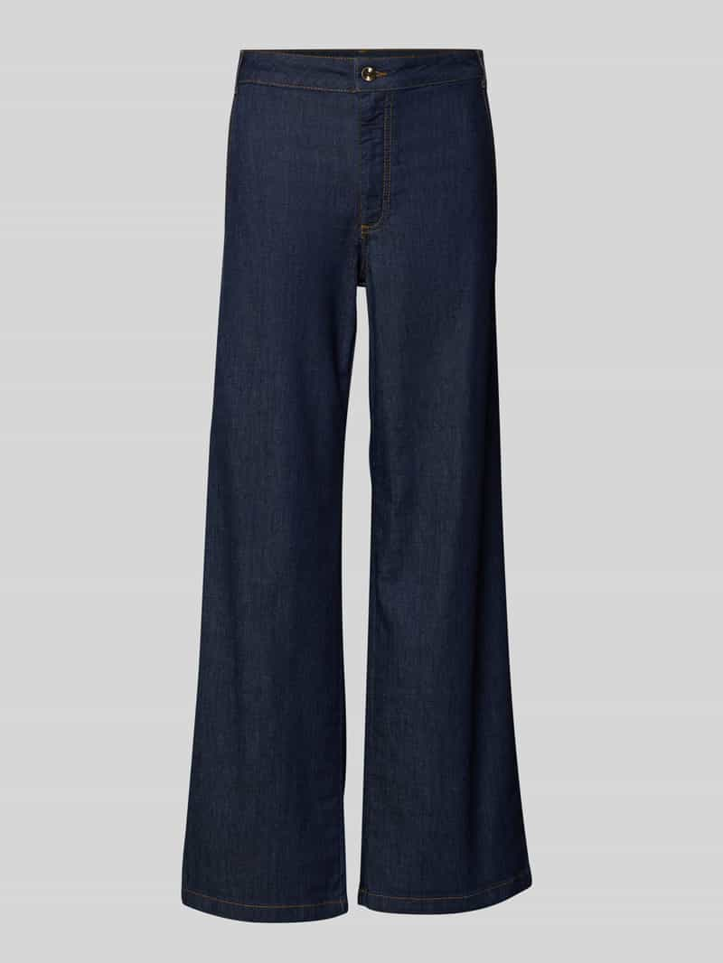 MORE & MORE Straight leg jeans met steekzakken