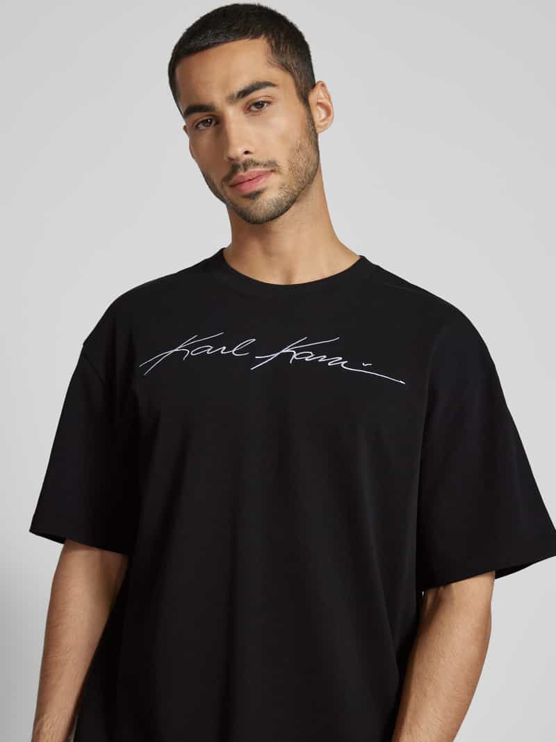 Karl Kani T-shirt met labelstitching