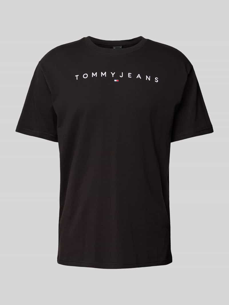 Tommy Jeans T-shirt met labelprint