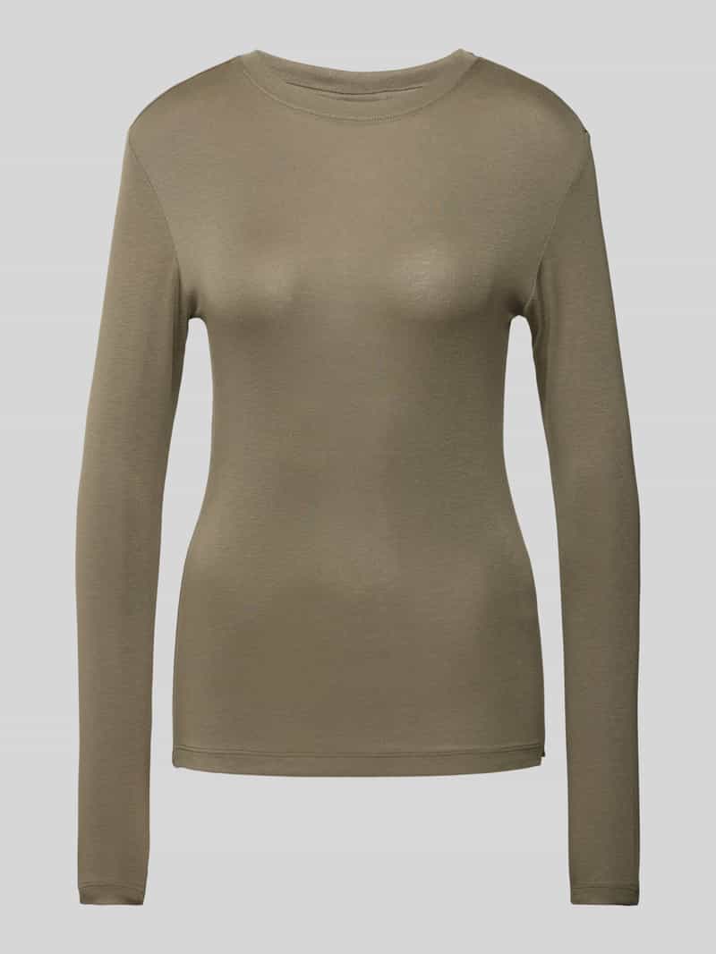 Vila Shirt met lange mouwen en ronde hals model 'ALEXIA'