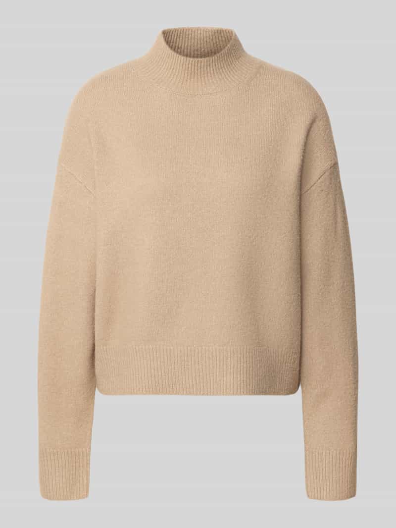 NEO NOIR Col-pullover met wol en ronde hals