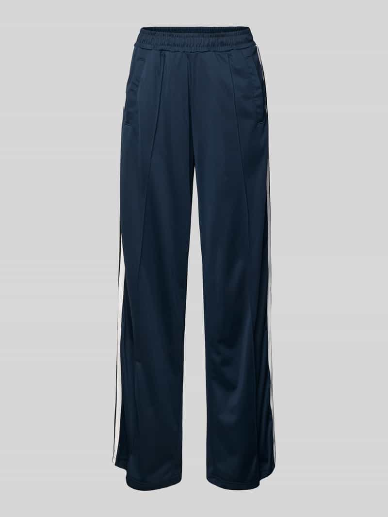 Only Wide leg sweatpants met contraststrepen model 'SPORTS'
