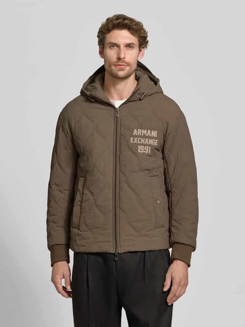 Armani Exchange Jack met doorgestikte naden en labeldetail