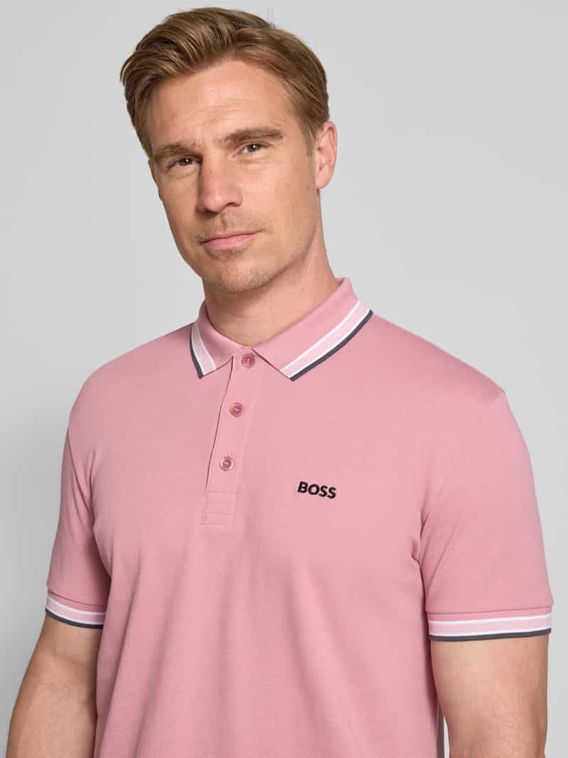 BOSS Green Regular fit poloshirt van puur katoen