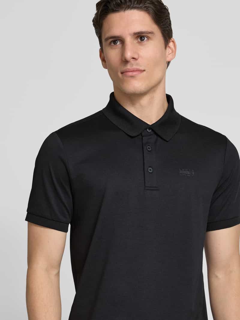 LUHTA Regular fit poloshirt met labelprint model 'KIVILAHTI'