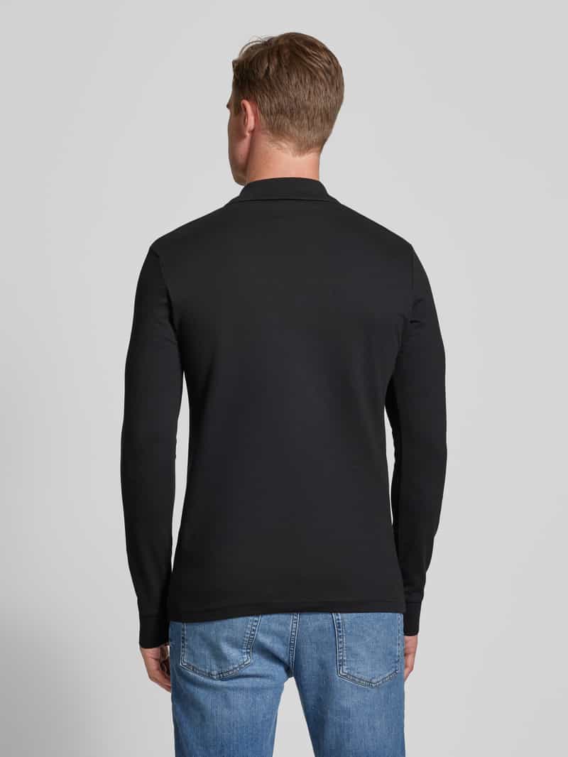 Boss Poloshirt met labeldetail zwart, foto 3