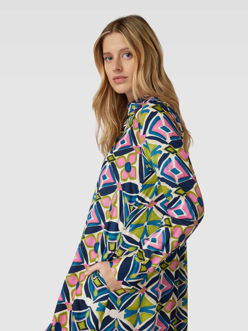 milano italy Midi-jurk met overhemdkraag