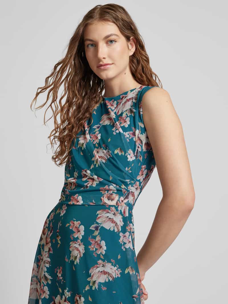 Swing Cocktailjurk met bloemenprint