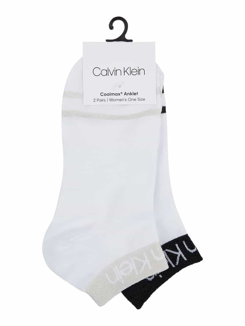 CK Calvin Klein Set van twee paar sneakersokken