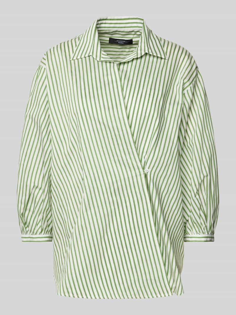 Weekend Max Mara Relaxed fit wikkelblouse met knoopsluiting model 'CECI'