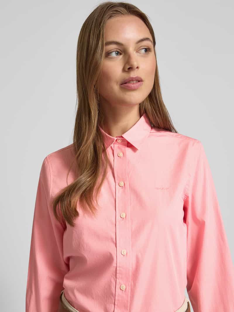 Gant Regular fit overhemdblouse met labelstitching