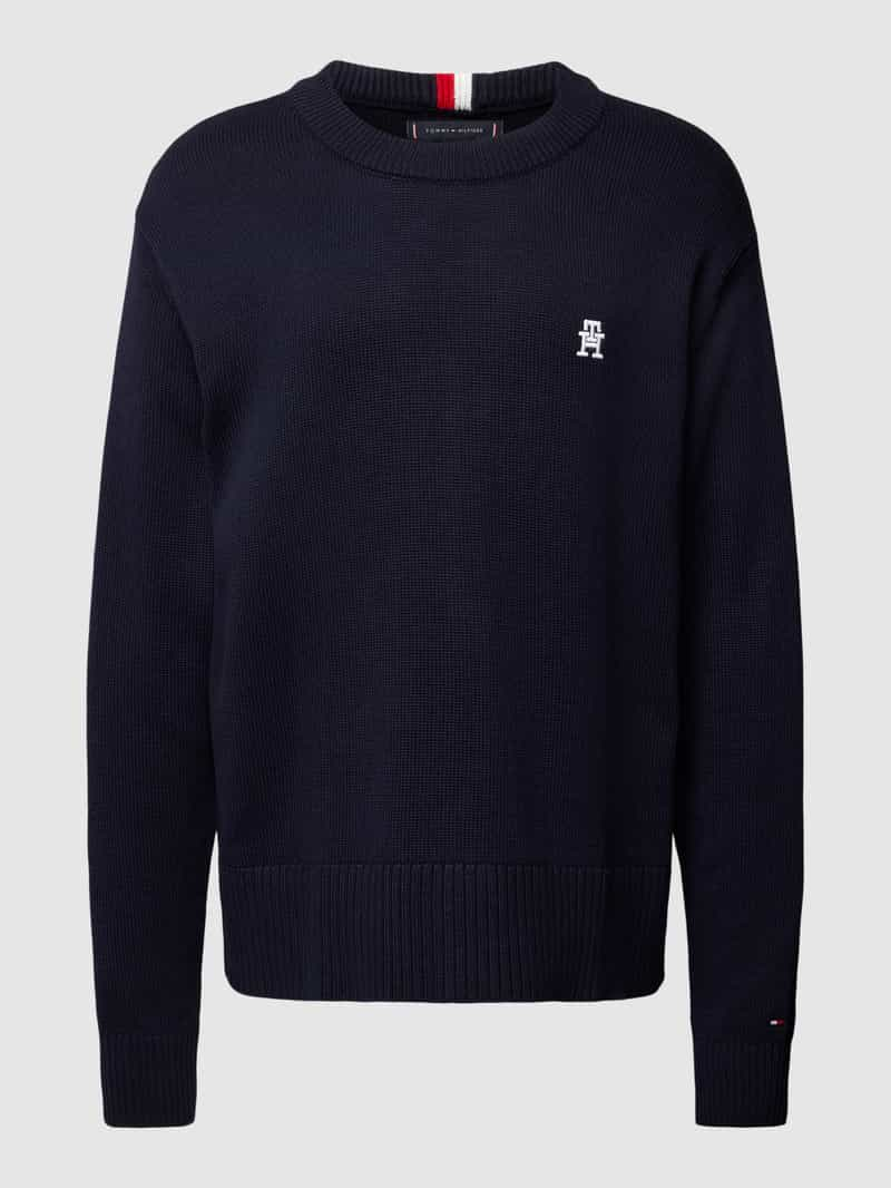 Tommy Hilfiger Gebreide pullover met labelstitching