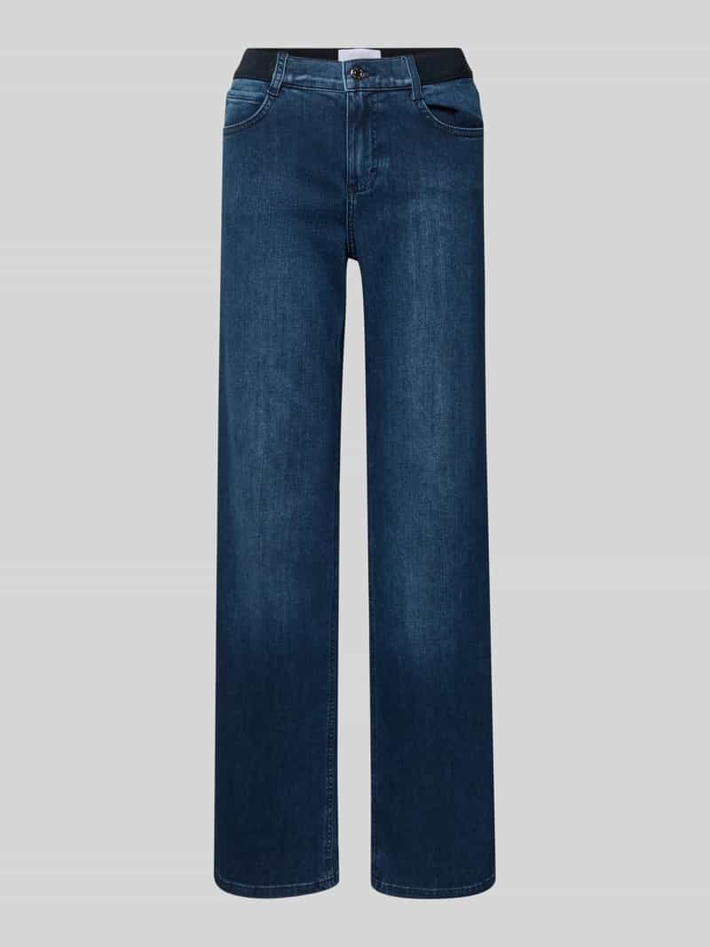 Angels Wide leg jeans met elastische band model ''LARA SPORTY'