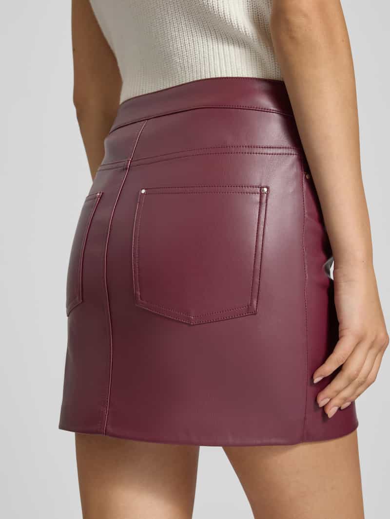 Noisy May Minirok in leerlook model 'KATE'
