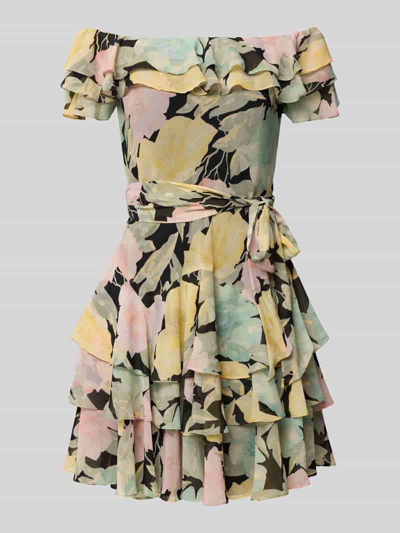 Lauren Ralph Lauren Mini-jurk met carmenhals model 'MAIBEL'