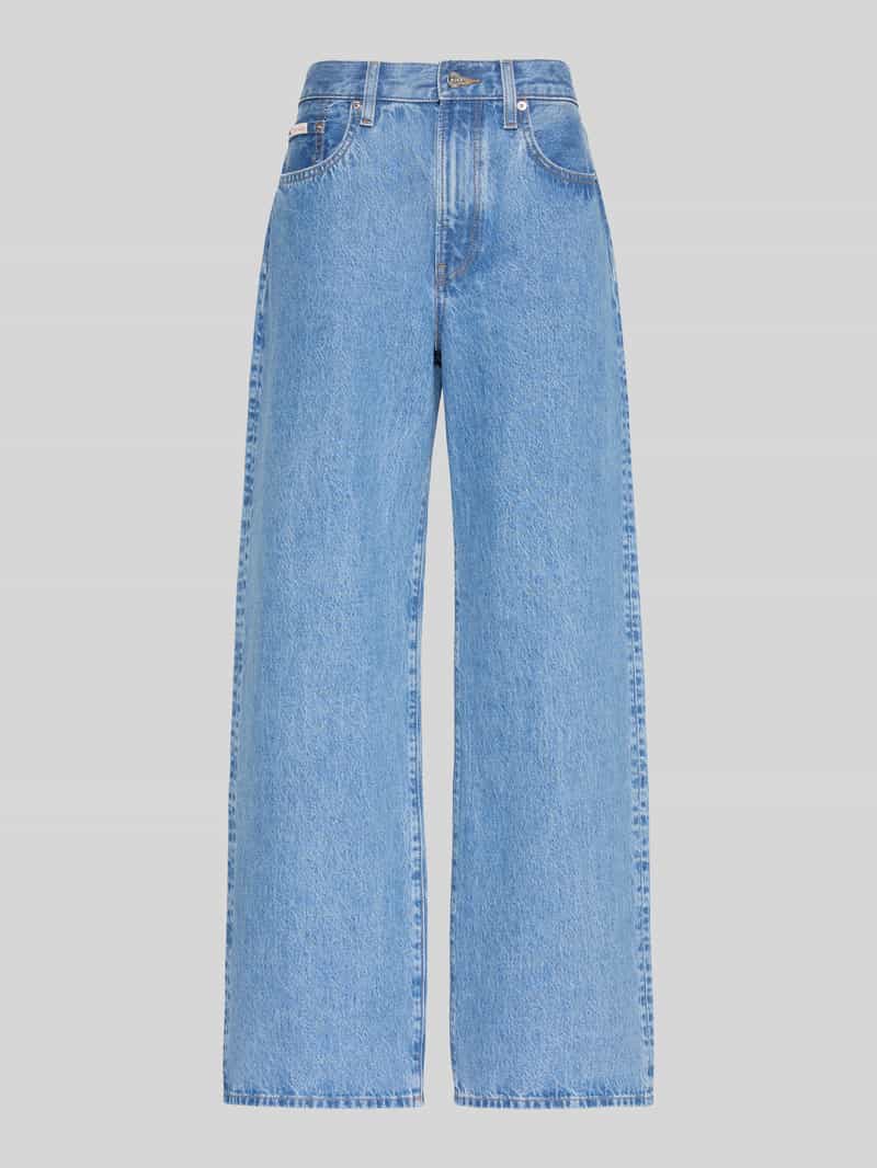 loose fit jeans van puur katoen