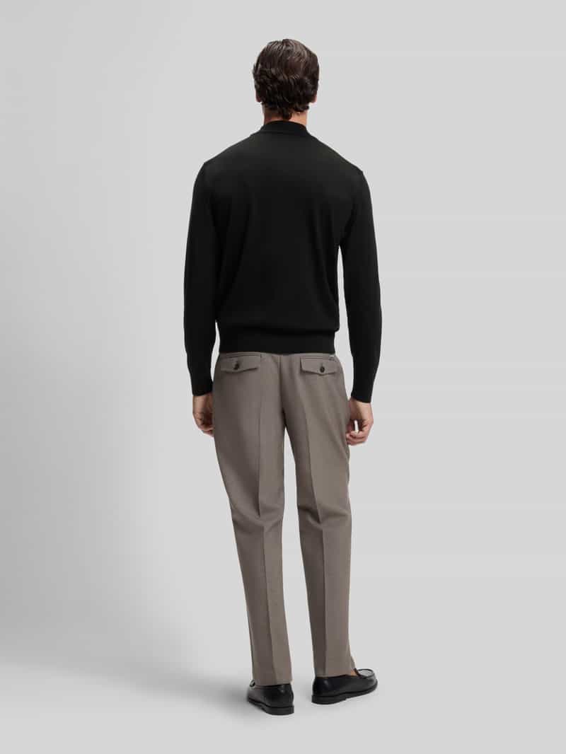 Boss Regular fit pullover van zuivere scheerwol model 'Bjarno'